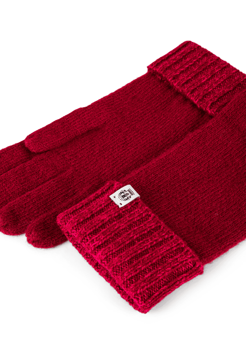 Cabel lines Handschuh - berry/pink