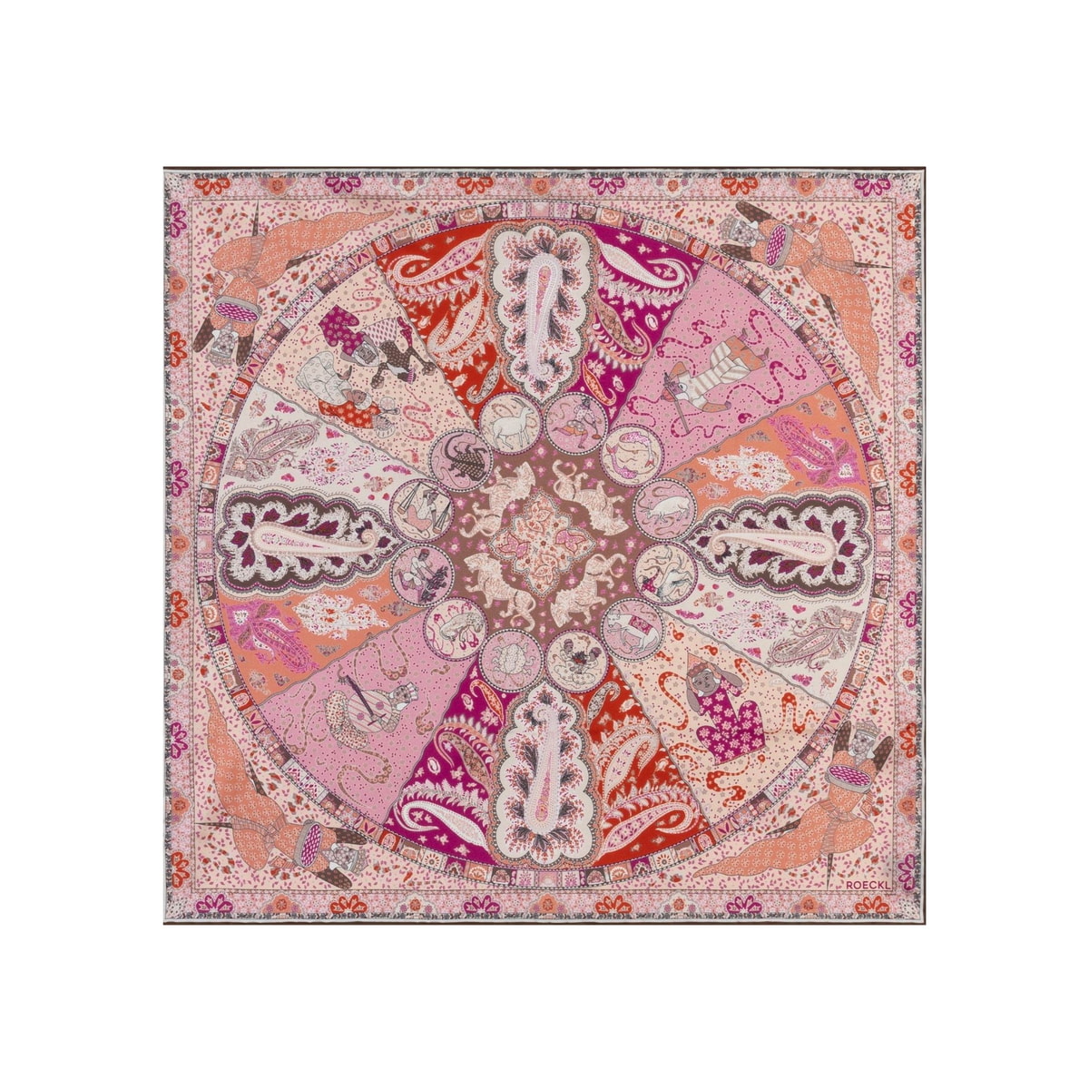 Small Horoscope 70x70 - rose/beige