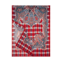 Tartan Paisley 70x180 - multi red