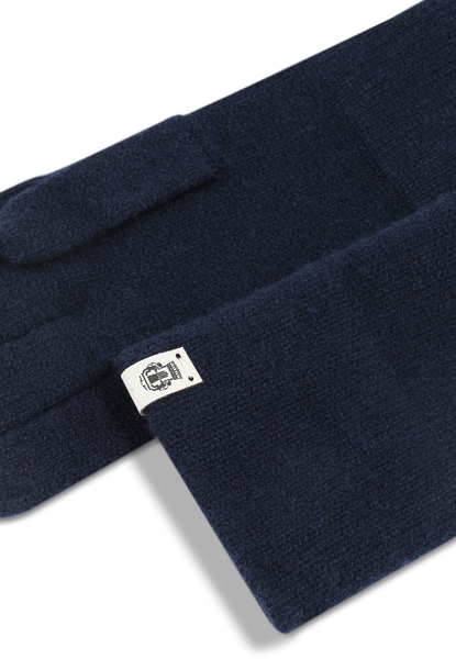 Pure Cashmere Handschuhe - navy
