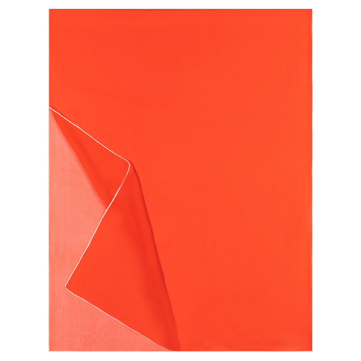 Contrast Col. Georgette 60x180 - red/white