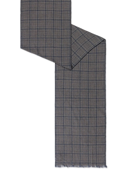 Fine Check 35x180 - navy