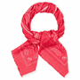 Floral Ornament 130 x 130 - poppy red