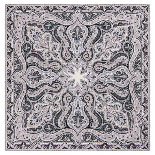 Navona Paisley 140x140  - multi rose
