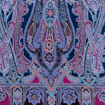 Harfen Paisley 70x170 - multi indigo