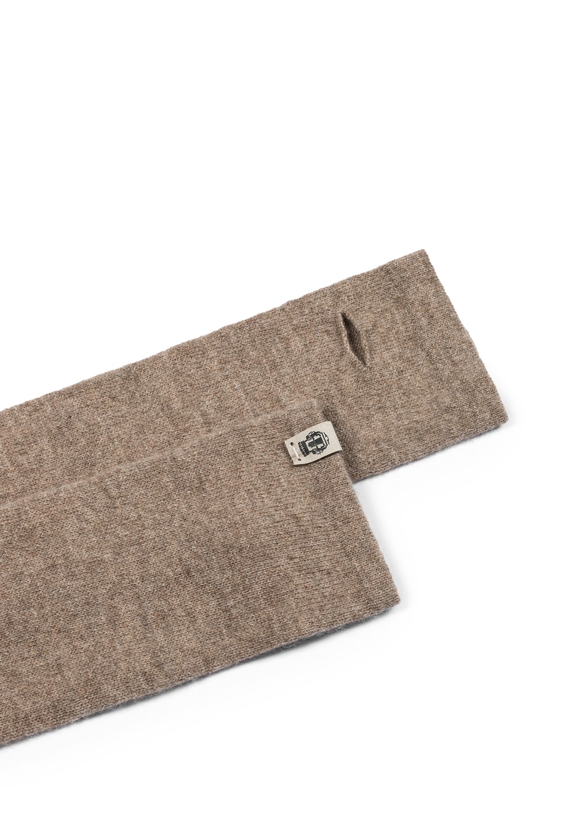 Pure Cashmere Stulpe  - taupe