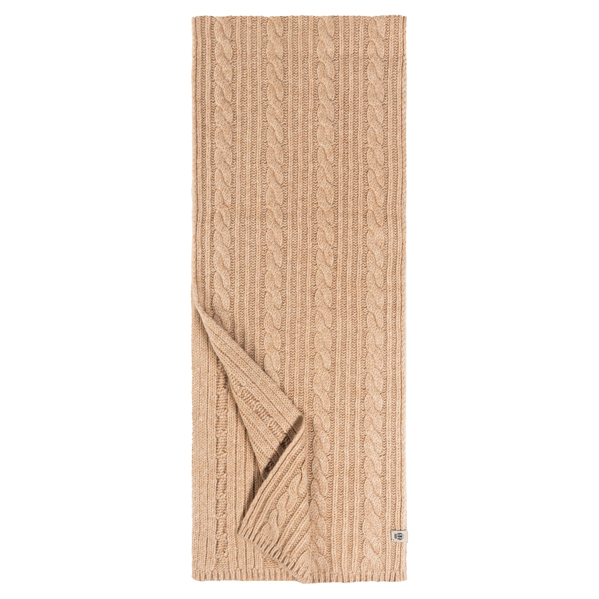 Cabled Charm Schal 30x180  - cashmere