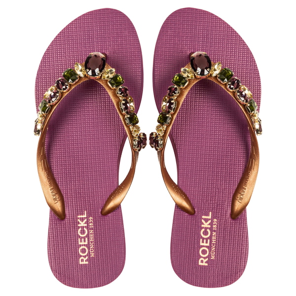 Glamorous Fuchsia Zehensandalen - fuchsia