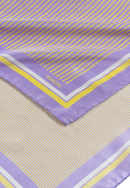 Two Tone Stripes 53x53 - lavender