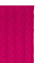 Braided Cashmere Schal 30x180 - berry