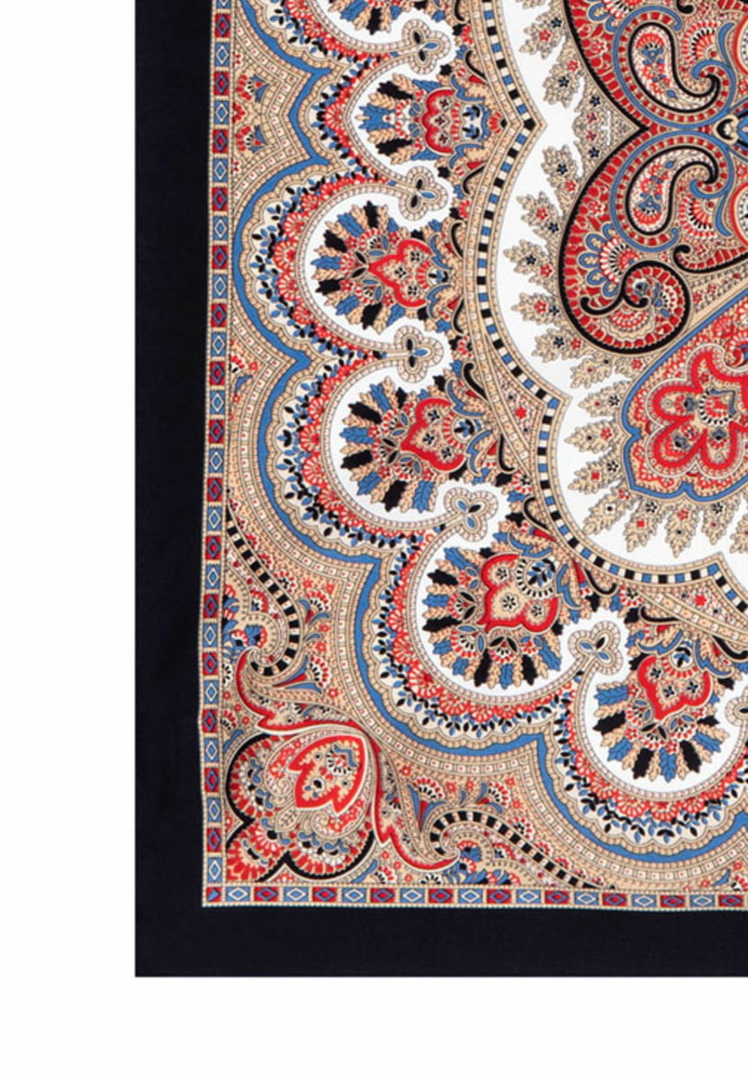 Young Paisley 53 x 53 - navy