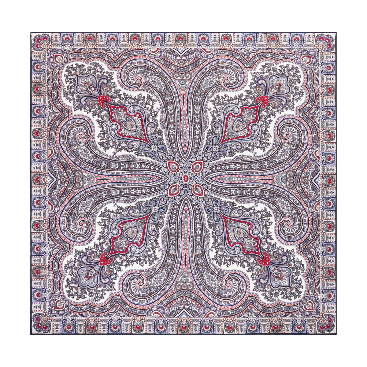 Paisley Star 90x90 - multi dove