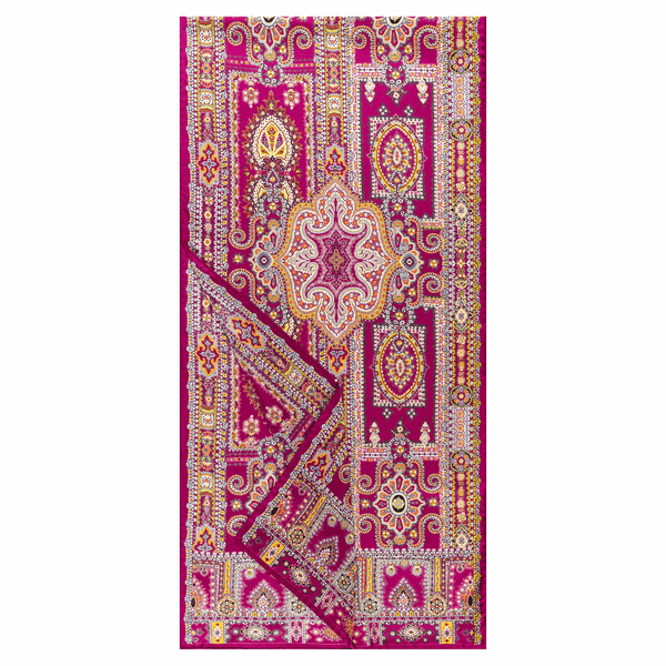 Paisley Arcade 45x180  - pink/lemon