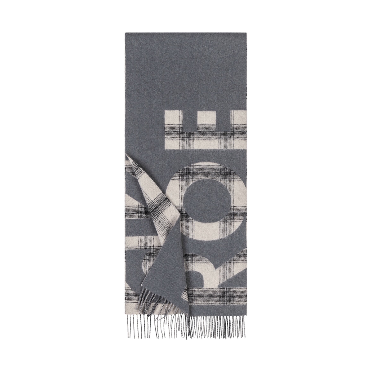 Logo Check Women 35x170 - black