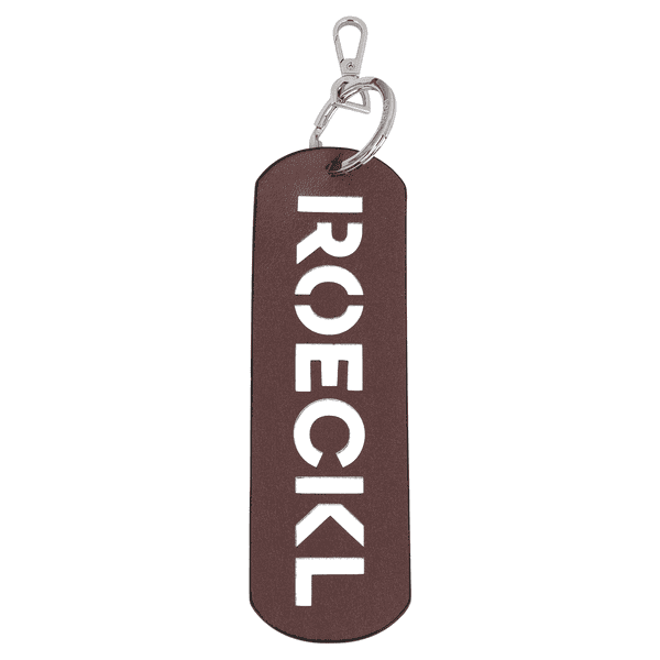 Roeckl metallic keychain - black/prune