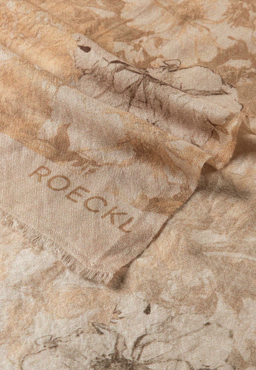 Flower Wind 80x180  - cashmere