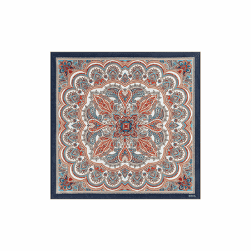 Fine Paisley 53x53  - navy
