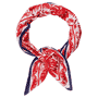 Botanical Garden 100 x 100 - red/navy