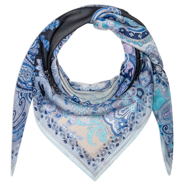 Flower Fusion 130 x 130 - black/taupe