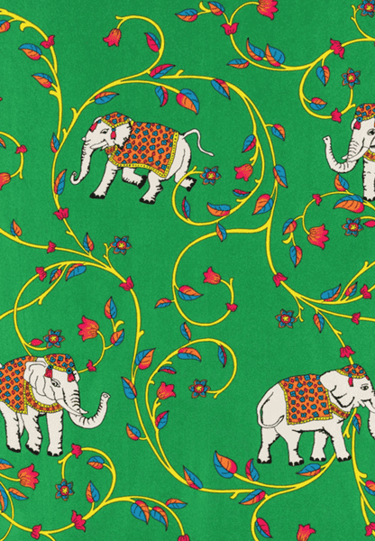 Elephant Garden 53x53 - green