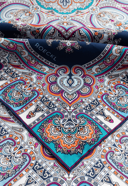 Timeless Paisley 70x70 - multi navy