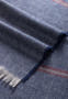 Woven Heringbone 40x180  - multi navy