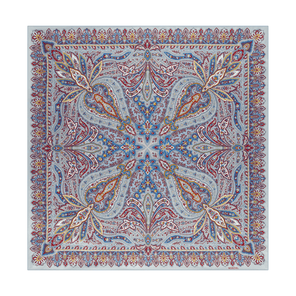 Flourishing Paisley 90x90 - multi ciel