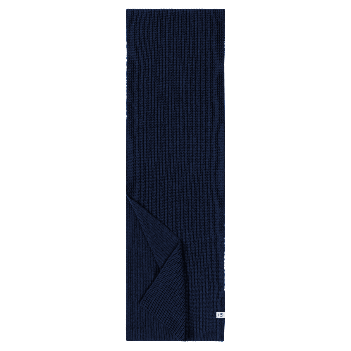 Klassischer Strickschal - navy