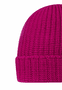 Pure Cashmere Umschlagmuetze - berry - OneSize