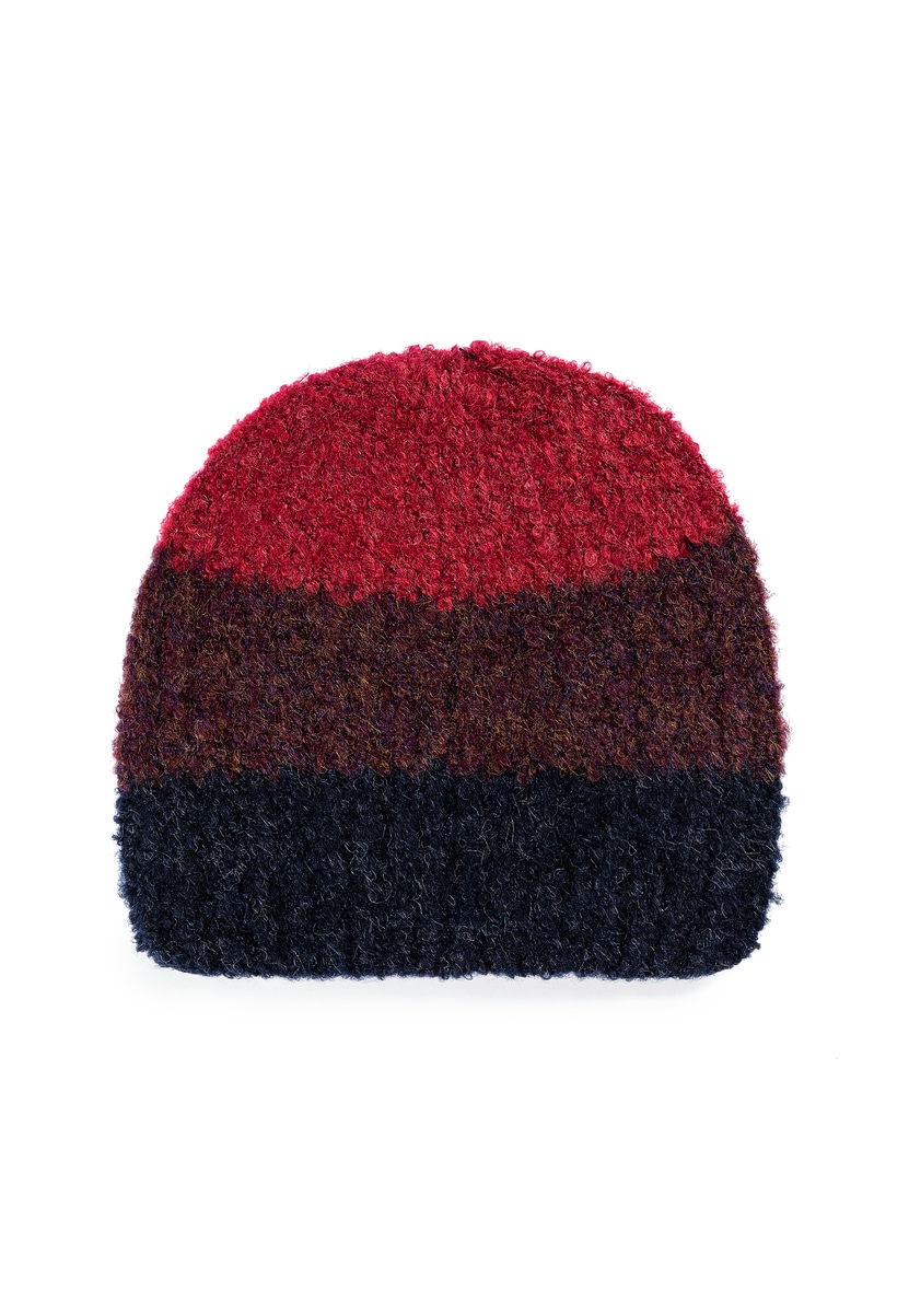 Cosy Boucle Muetze - multi magenta