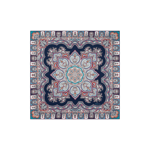 Timeless Paisley 70x70 - multi navy