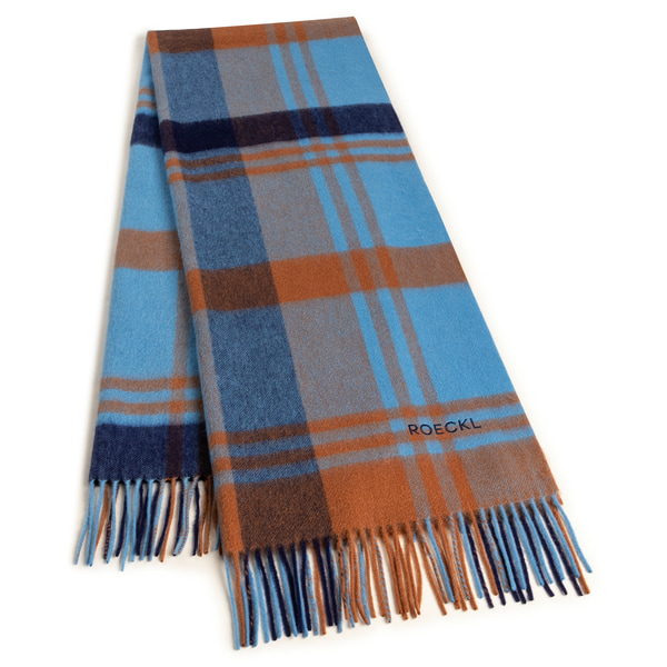 Wool Check 60x170 - multi indigo