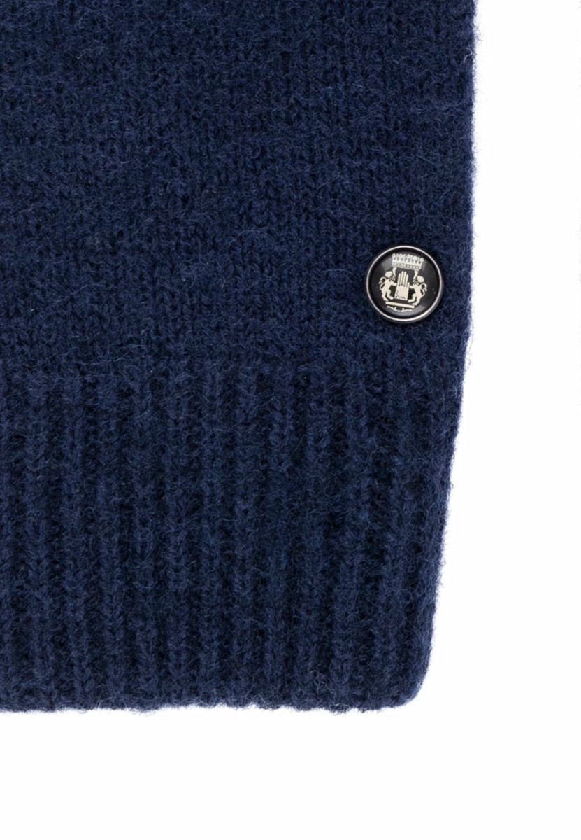 Walkhandschuh mit Kaschmir - navy