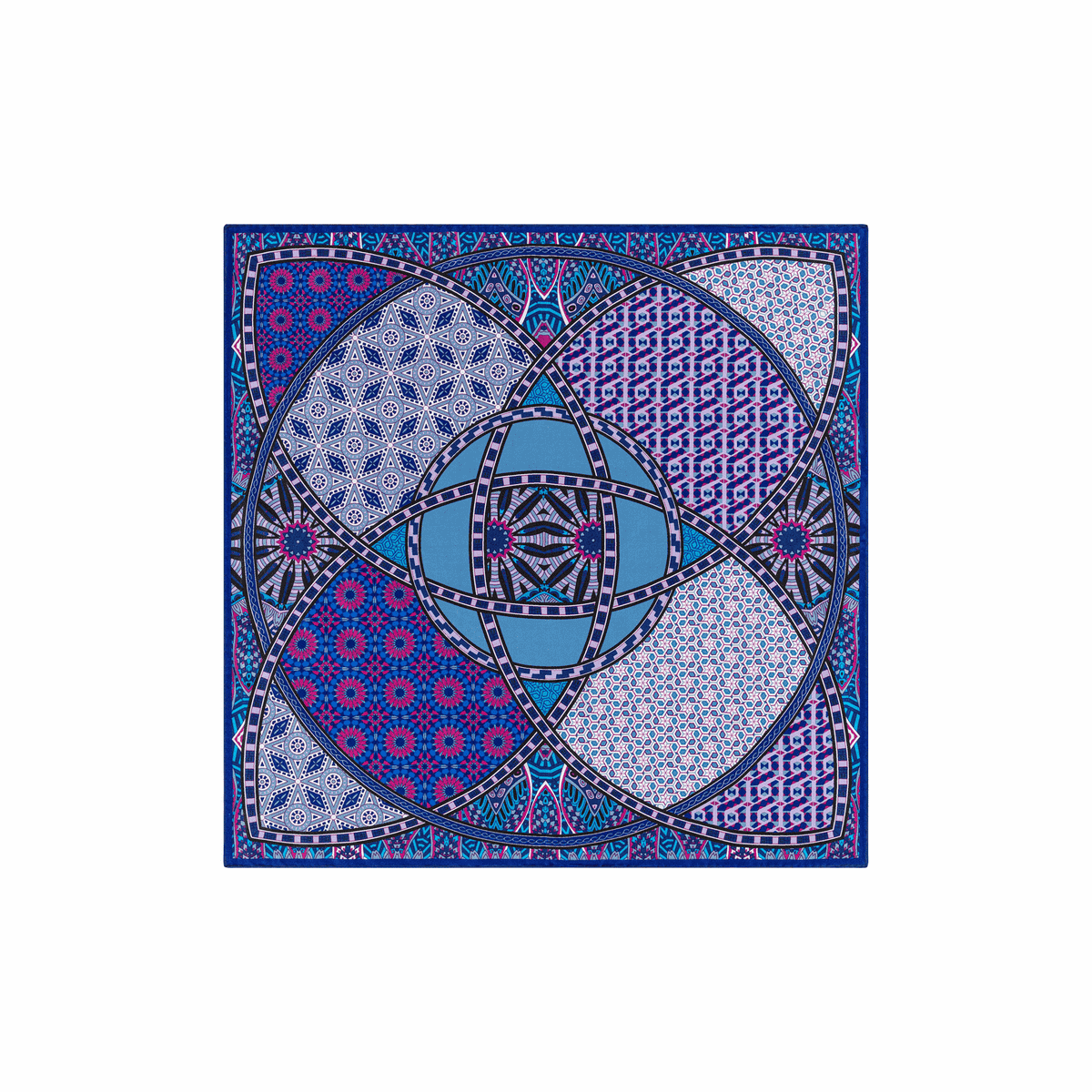 Kaleidoskope 53x53 - multi navy
