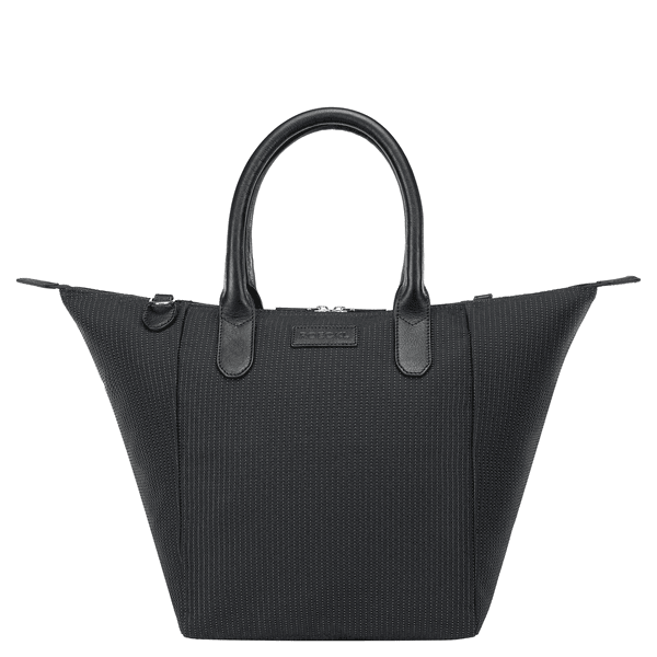 Bottle Shopping Bag M - black/silver