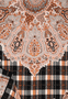 Tartan Paisley 70x180 - multi fox