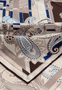 Check Paisley 53X53  - multi coffee