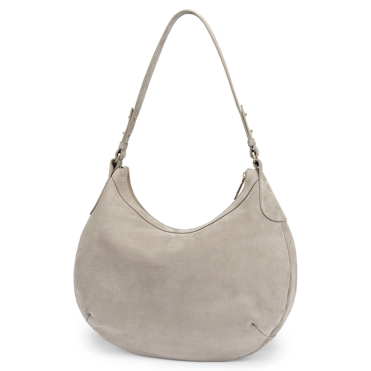 Liberty Schultertasche medium Veloursleder - earth