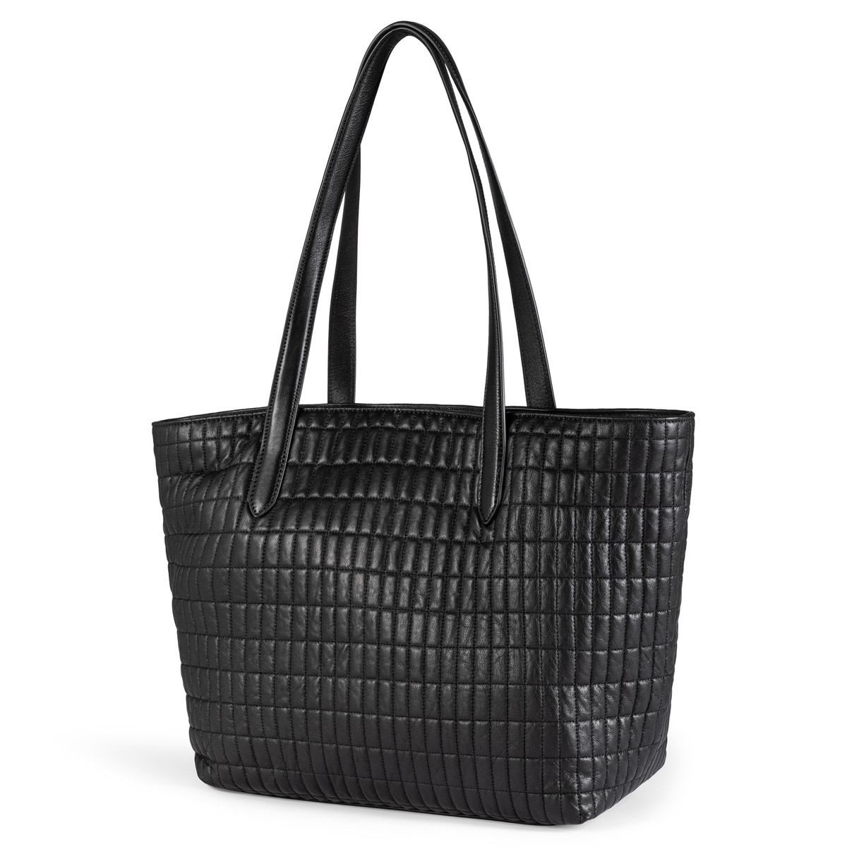 Carol Shopper Quilted Large - black