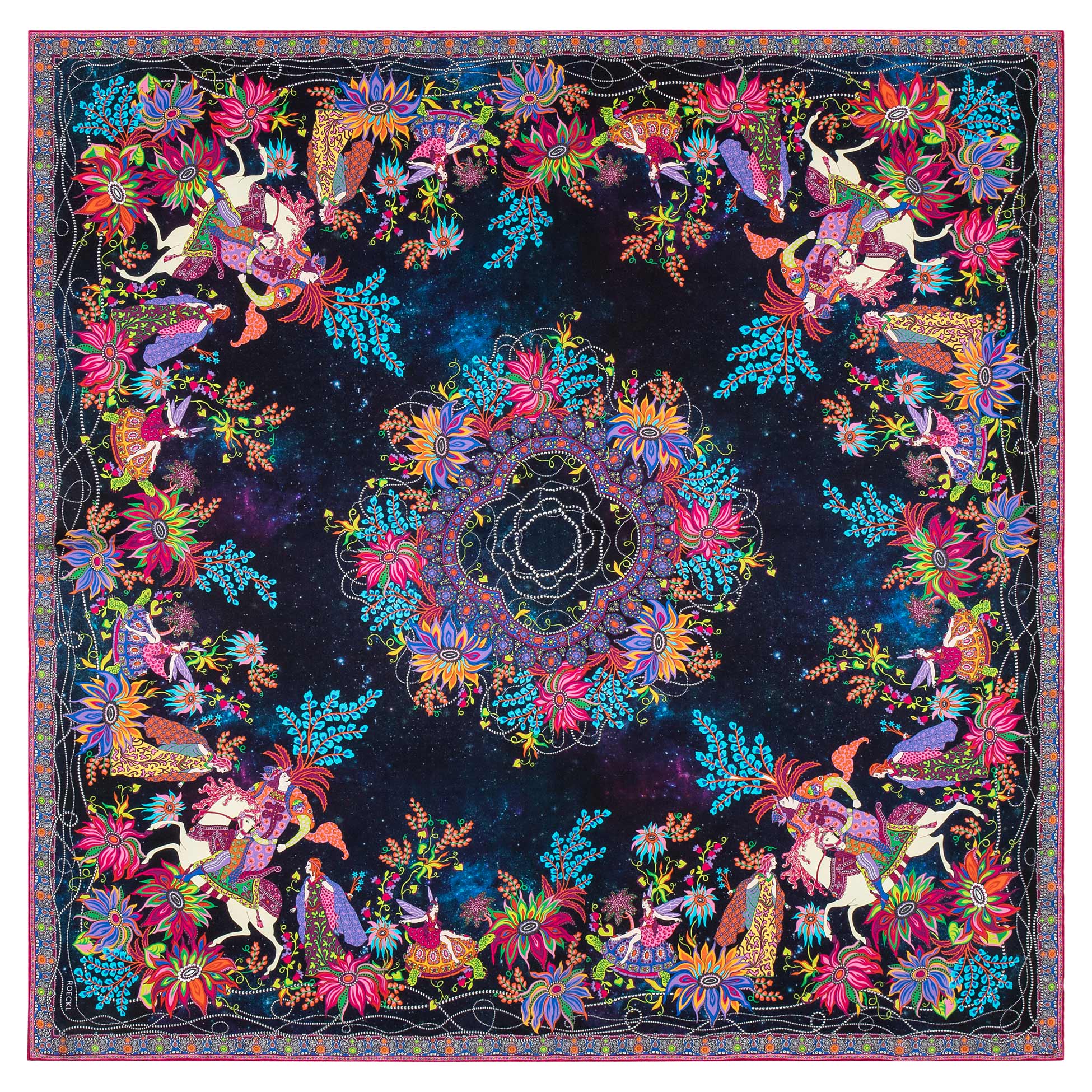Wonderland 140x140 - multi black