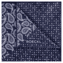 Gentleman´s Poket Square 30x30  - multi navy