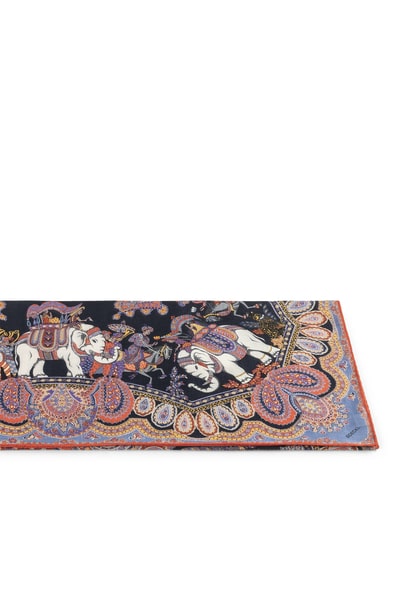 Elephant Parade Cashmere 140x140 - multi navy