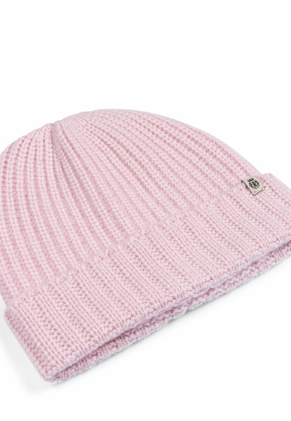 Pure Cashmere Umschlagmuetze - blossom