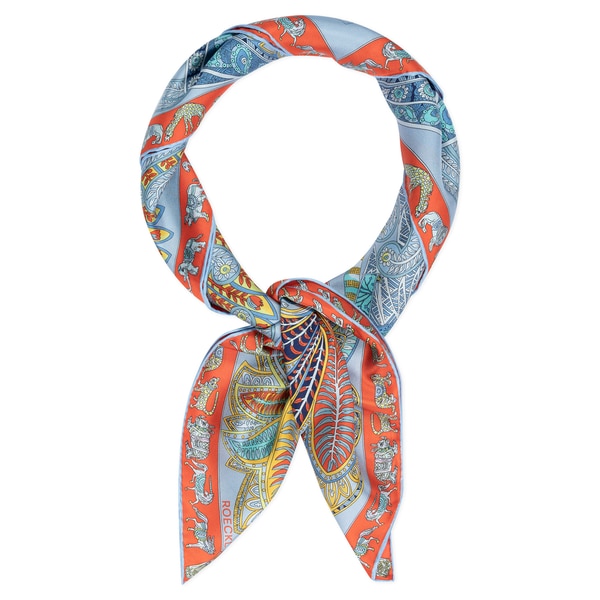 Vibrant Paisley 90x90 - multi ciel
