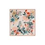 Paisley & Flowers 53x53  - multi tangerine