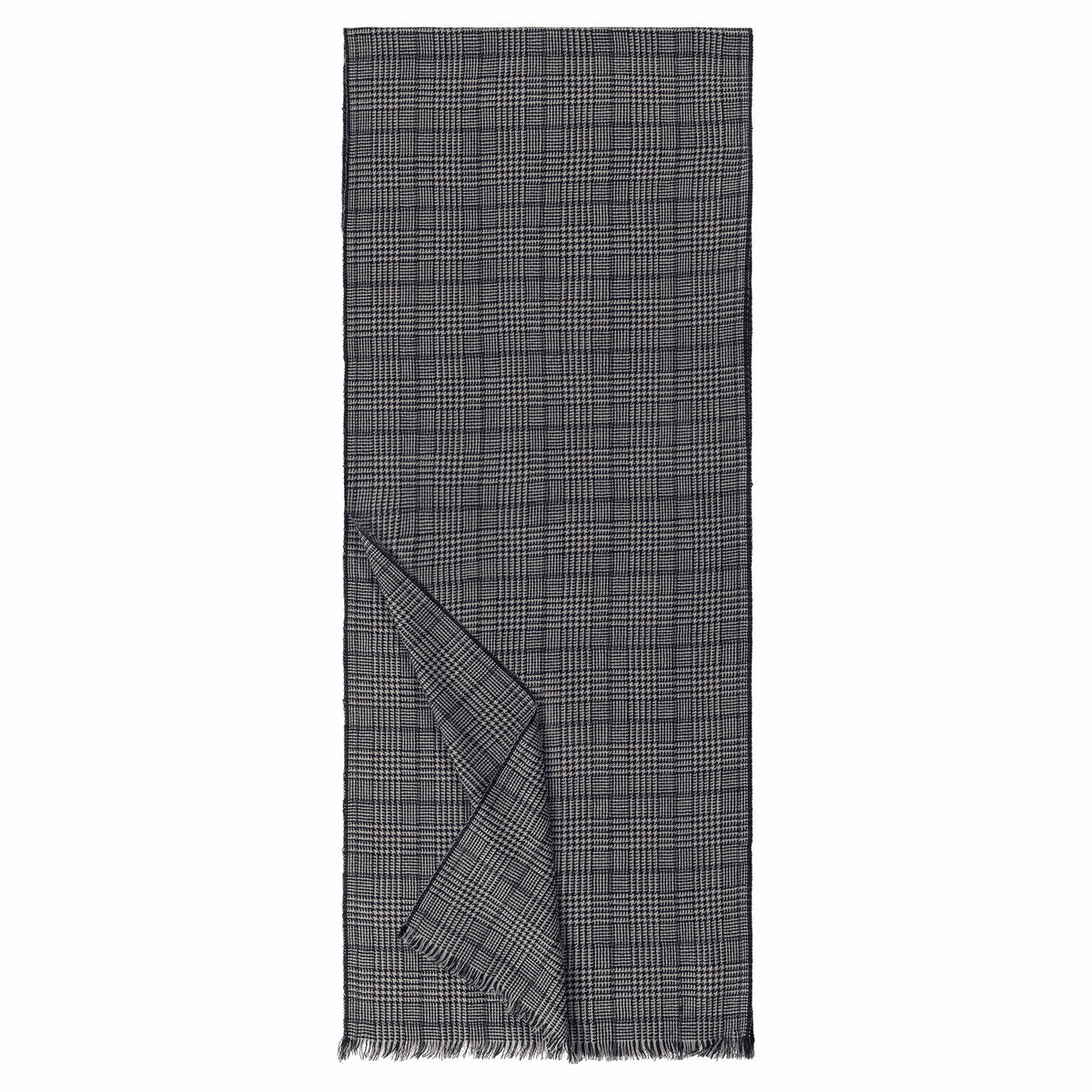 Fine Check 35x180 - navy