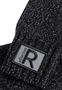 Reflective Rib Stulpe Damen  - black
