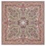 Navona Paisley 140x140  - multi forest
