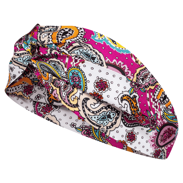 Hairband Paisley - hot pink
