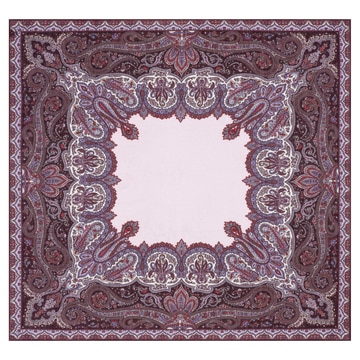Enchanted Paisley 140x140  - multi magenta